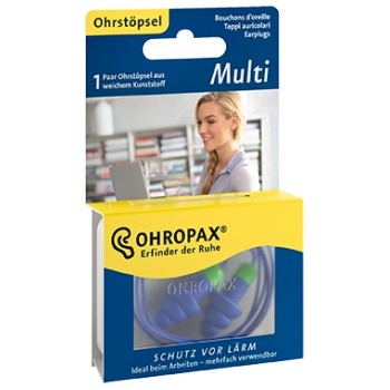 Ohropax Multi - čepki za večkratno uporabo A2