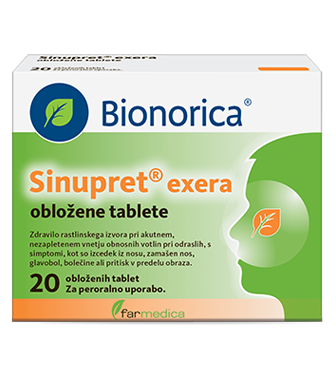 Slika izdelka Sinupret® exera obložene tablete