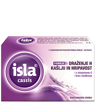 Slika izdelka Isla® Cassis pastile