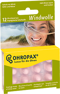Slika izdelka Ohropax Windwolle - volneni čepki A12